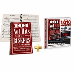 101 Number 1 Hits For Buskers RED BOOK TYROS 3 USB AND BOOK